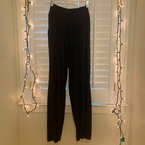 Black Flowy Pants, XL
